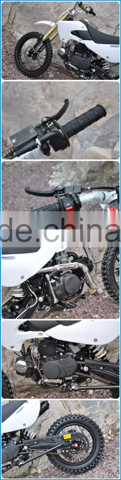 Export High Quality Chinese Pit Bike white 150CC Dirt Bike, 150CC Pit Bike for sale