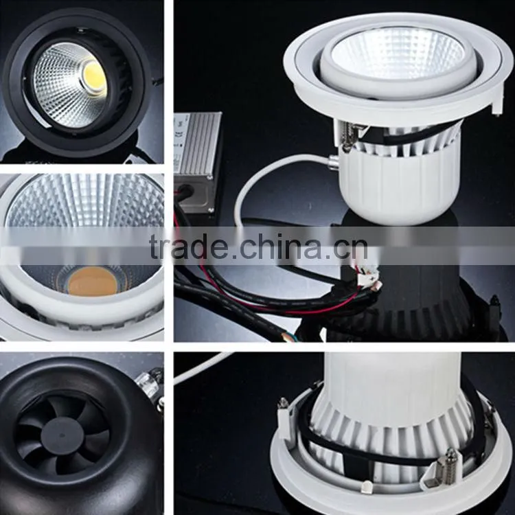tiltable led downlights led furniture 55w cob downlight
