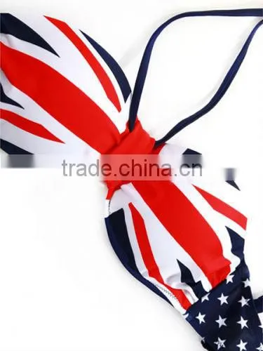 Fashional fushia Ladies Sexy unlined swimwear