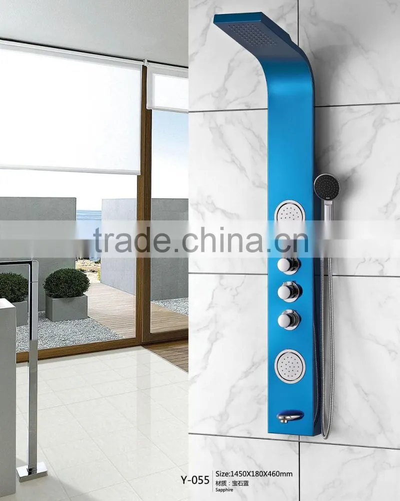 bathroom product massage stainless steel shower column Y-057