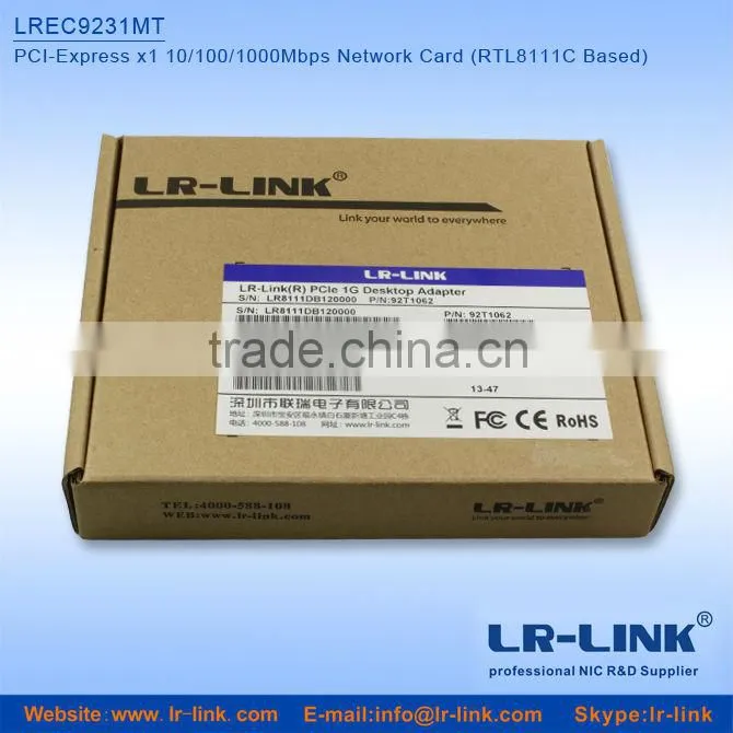 pci-e 10/100/1000Mbps RTL8111C realtek rj45 ethernet card