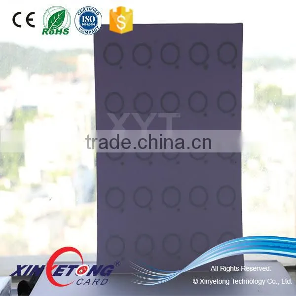 5x5 layout RFID Card Inlay sheet