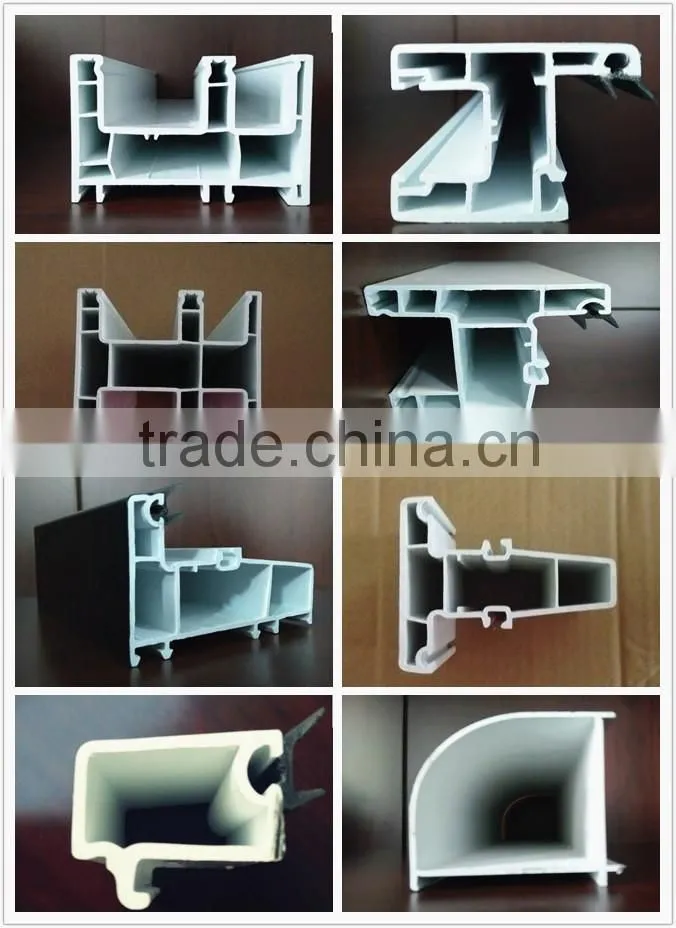 sliding conch upvc profile