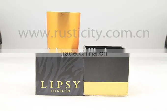 Top selling gold branded scented candles wholesale China