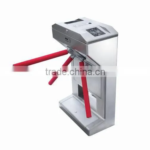 Barcode/ fingerprint tripod turnstile