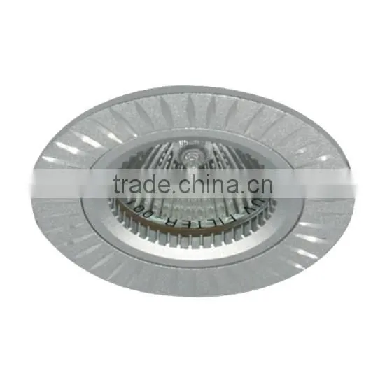 Round shape high quality aluminum body gu10 mr16 bulb downlight