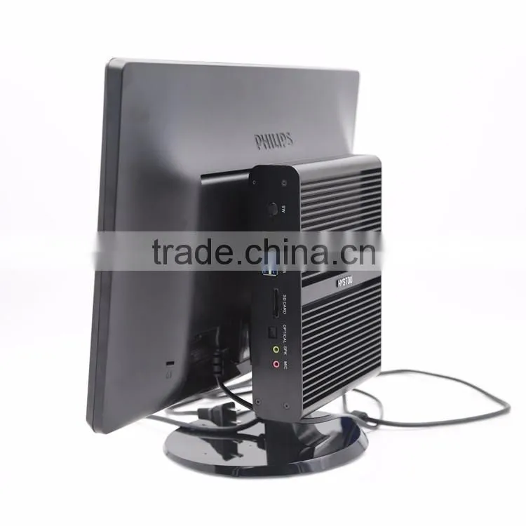 Barebone fanless mini pc Intel i7 4650u HD 5000 dual HDMI 2 Ethernet gaming computer