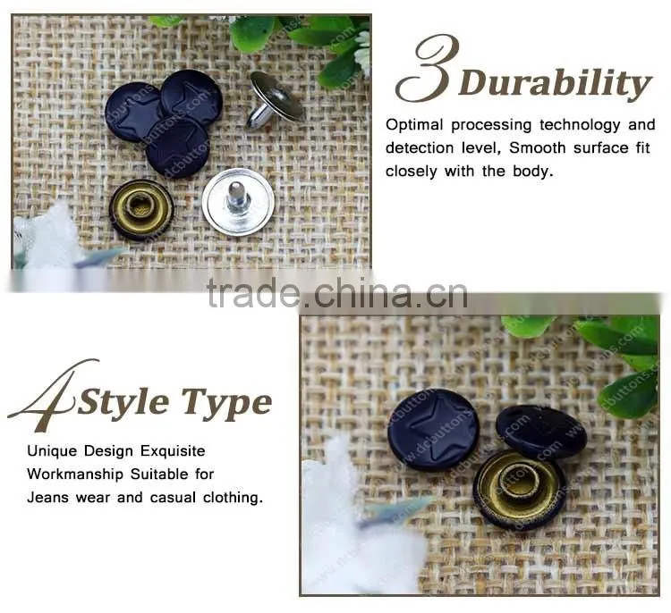 Nickle-free brass rivets metal decorative garment rivet