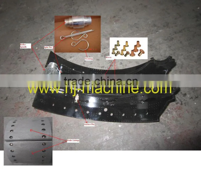 Top sell BPW type international standardsTrailer Brake shoe