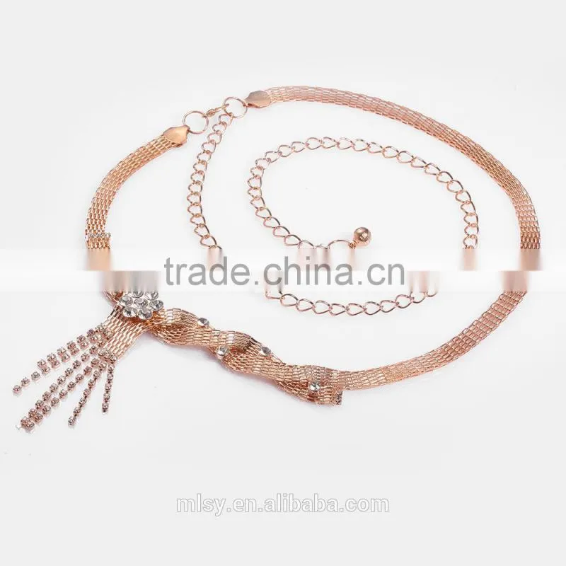 Wholesale fashion crystal rhinestone chain Brightness F1-80100
