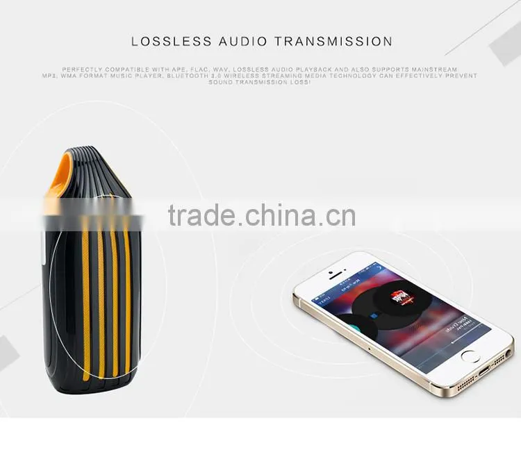 Portable Mini Bluetooth Speakers Metal Steel Wireless Smart Hands Free Speaker With FM Radio Support SD Card For iPhone