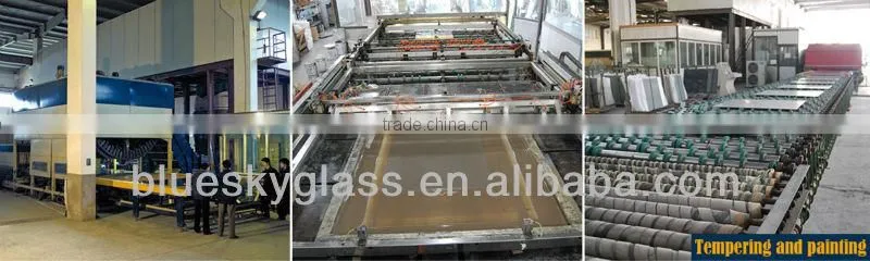 High quality tempered glass shower partition for wholesale