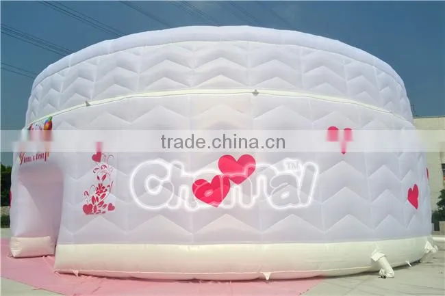 Large inflatable outdoor inflatable clear tent,camping tent,inflatable cube tent