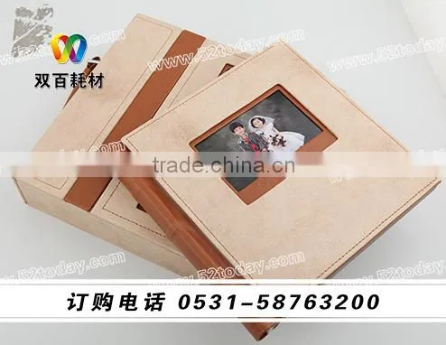newest design beautiful PU album cover with case China most professional manufacture