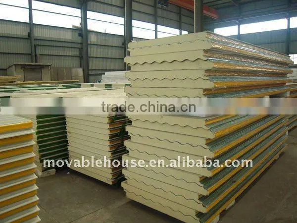 sandwich panel and cladding for prefab villa
