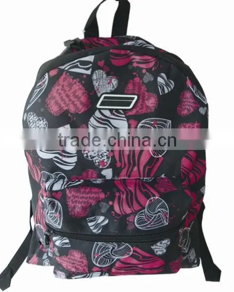 Waterproof printing backpack outdoor camping travelling backpack
