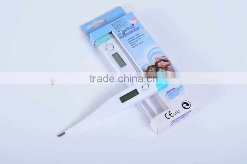 Ho selling hospital plastic small digital lcd thermometer
