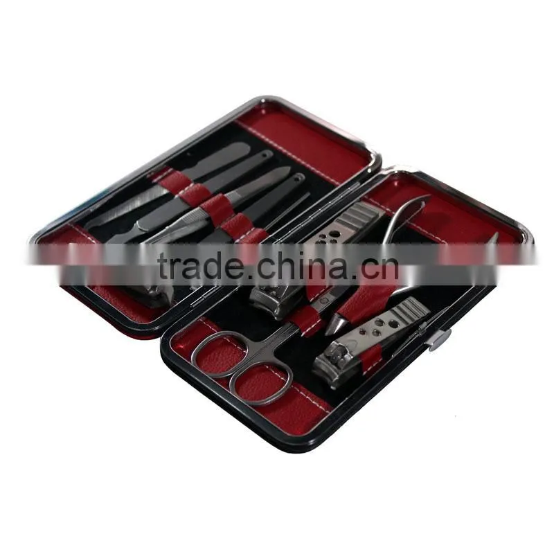 Stainless Steel Manicure Pedicure Ear pick Nail-Clippers Set in 10