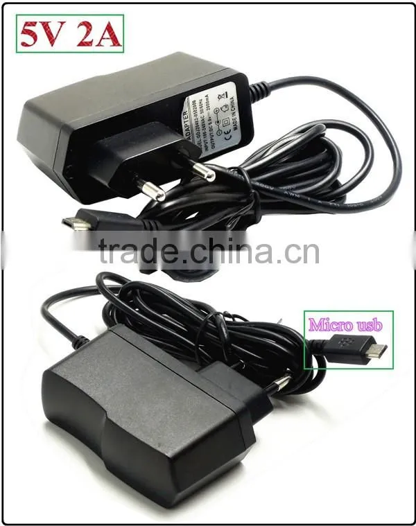 USB charger for tablet 5v 2a ac dc power adapter