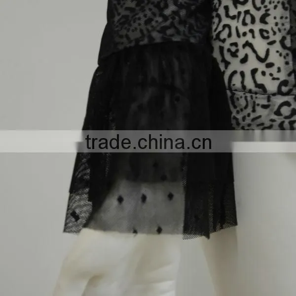 latest designs for women of ladies burn out fashion shirt