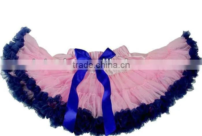 Girls Baby Tutu Kids Petti Skirt Girls Dancewear Princess Satin Chiffon Skirt Black with Zebra
