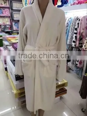 women wholesale coral fleece microfiber leopard bathrobe