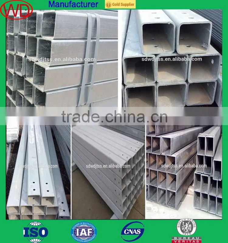 hot galvanized highway guardrail square post