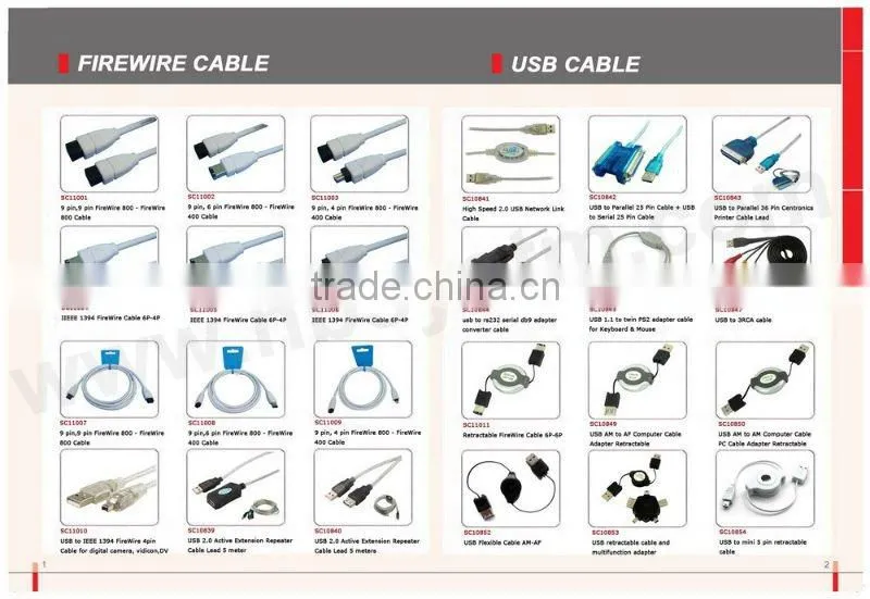 6 FT 9 to 9 PIN IEEE1394B iLINK FIREWIRE 800 CABLE