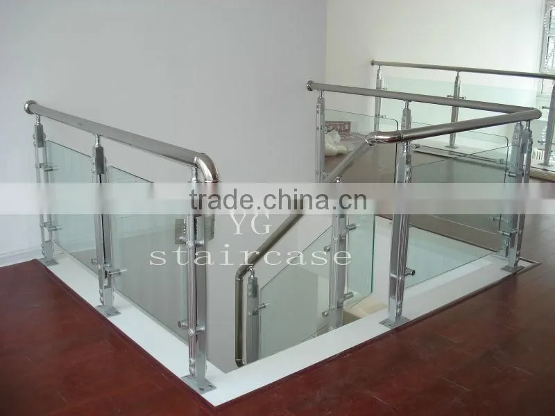 Indoor stainless steel railing for stairs