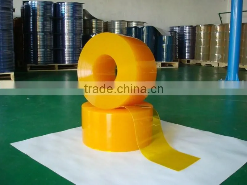 Orange Soft Transparent Anti-insect PVC Strip Manufacturer
