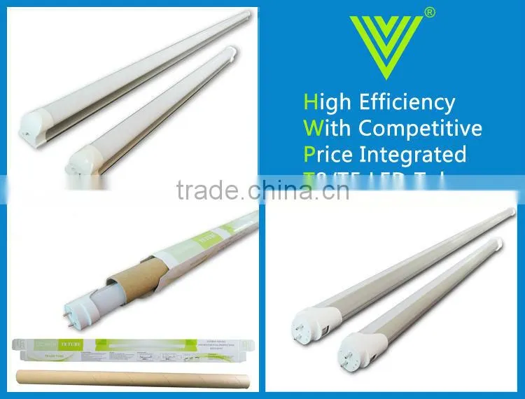 Shenzhen Factory High Efficiency T5 LED Tube Lighting 1.2m with Isolation Driver Power Supply With CE RoHS FCC