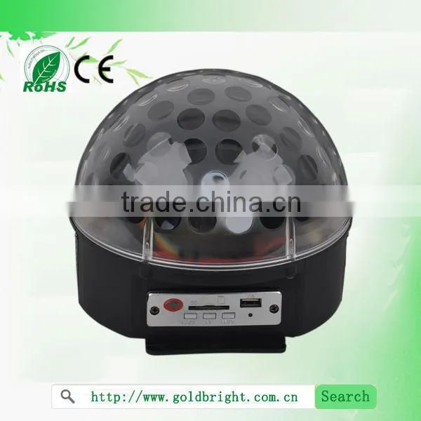 China cheap led light (mp3/bluetooth) 18w disco ball light mini crystal ball
