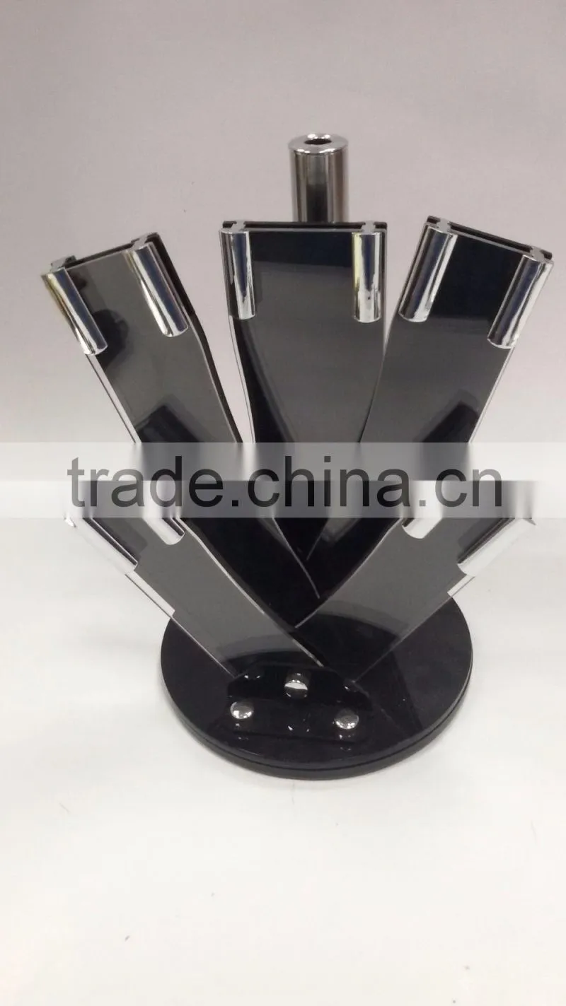 kitchen knife set of high-grade steel cutter knife head handle gift set six piece acrylic knife