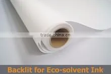 White Front Printing Backlit PET Film For Dye Ink Pigment Ink Injet Plotter