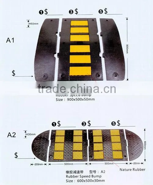 Rubber Speed Hump/Ramp A1