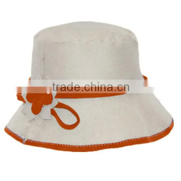 Felted bath cap