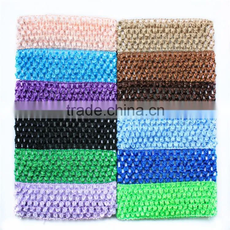 7cm crochet elastic baby headband on sale, New Baby Girl Elastic Rayon Waffle Head wraps