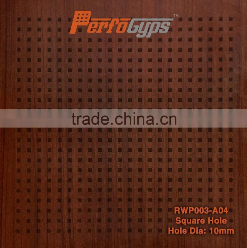 SGS certificate in Acoustic Perforated Gypsum Ceiling Tiles which with good quality and surface