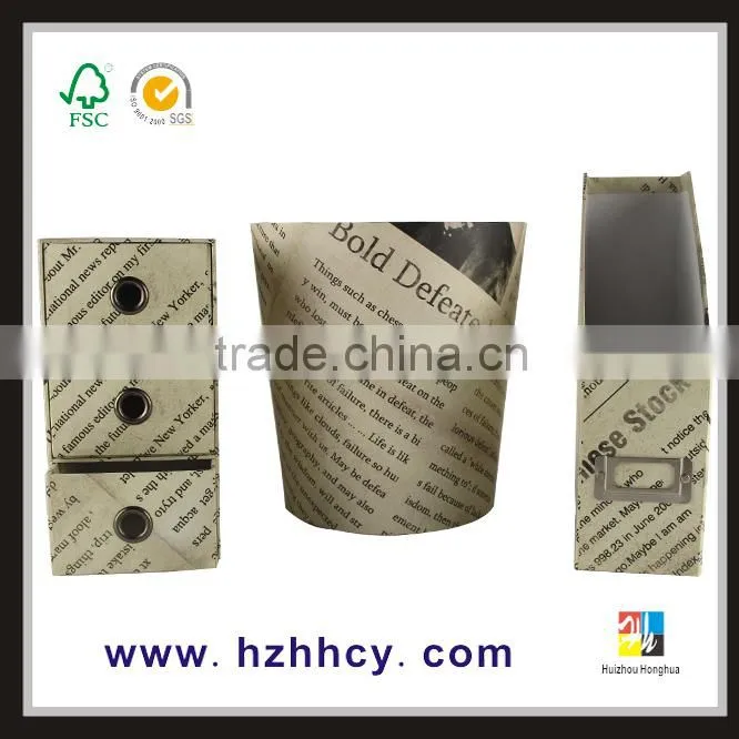 Custom High Quality Decoration office Supplier Paper Waste Container