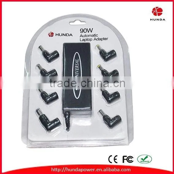 Automatic 90W Universal Ac Adapter Battery Charger Power Supply for Most Laptops with 8-12 Tips