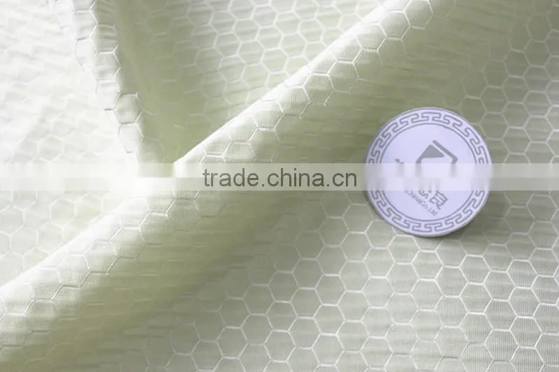 90%Polyester 10%Cotton jacquard fabric honeycomb