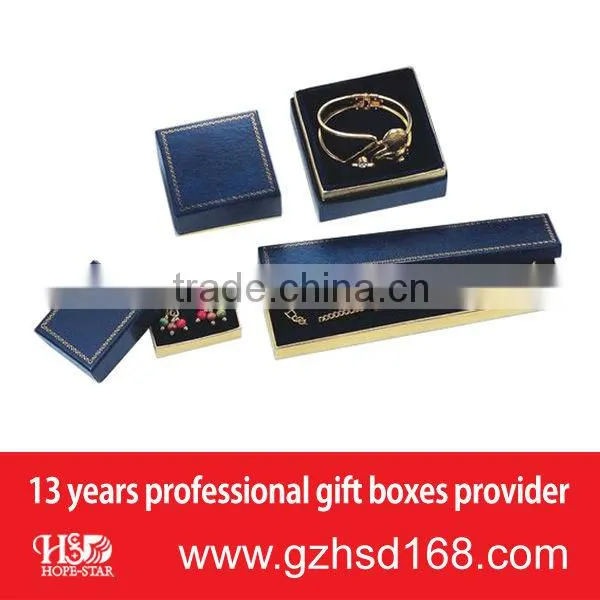 Customizd high quality cheap paper ring box withe ribbon packaging for sale