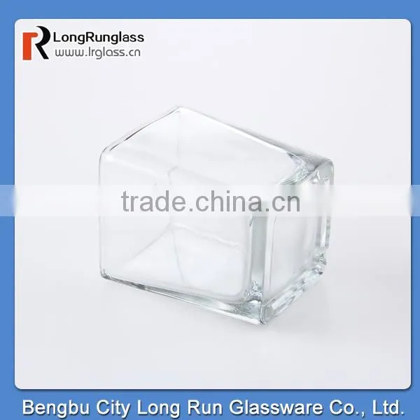 LongRun 6.7oz new square design short drinking glass cup and mug wholesale