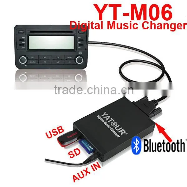 Car audio interface control car cd mp3 adapter