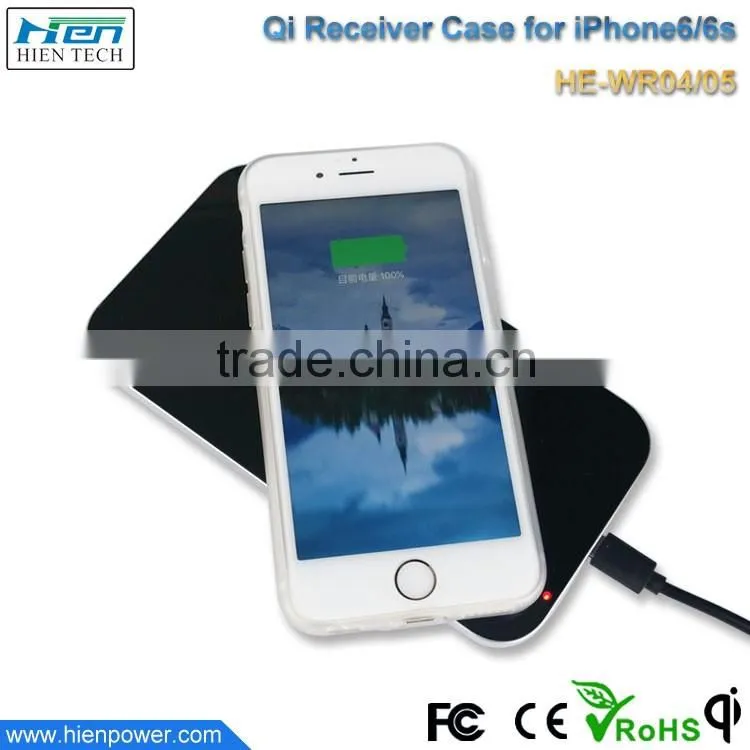 For iPhone 6 Protector Case with Qi Wireless Charger Receiver