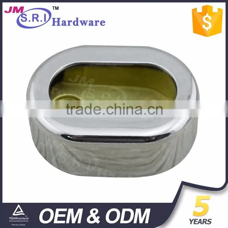 High end zinc alloy oval wardrobe rail support