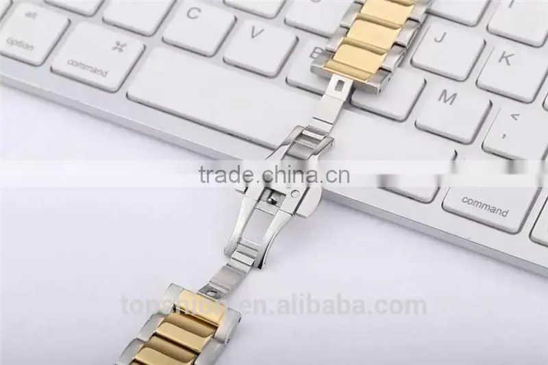 Luxury metal watch strap for apple watch with adapter, wholesale China