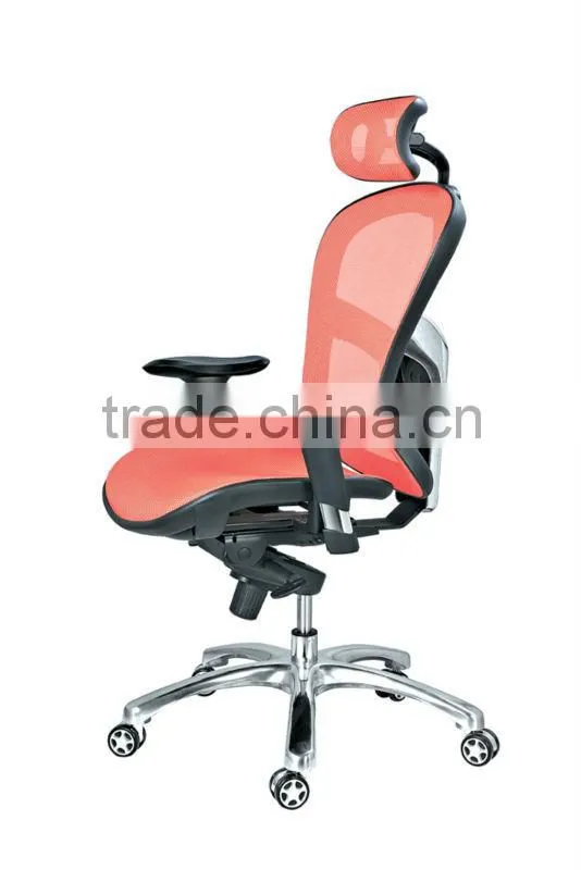 China fashion rotate 360 degrees mesh fabric chairs with handrest AB-426