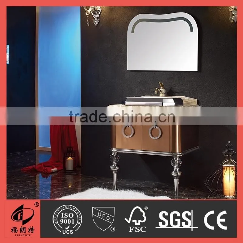 The best quality classic stainless steel bathroom cabinet T-6635