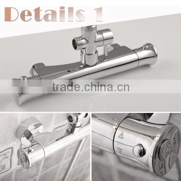 CONSTAR new design cheap shower faucet, comfortable rain shower faucet, exquisite thermostatic showrer faucet